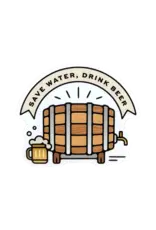 Stickers Northwest Save Water Drink Beer Sticker