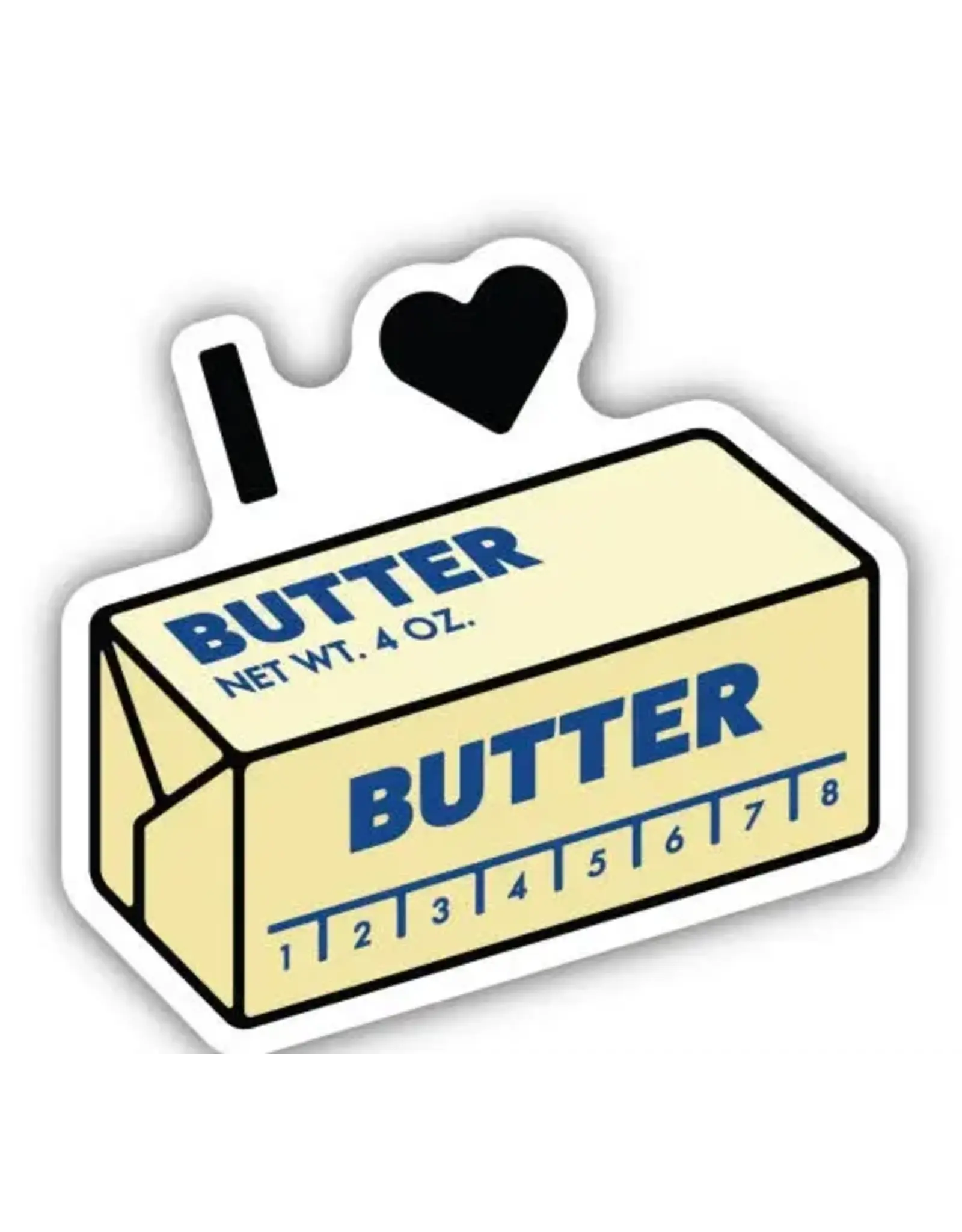 Stickers Northwest I Love Butter Sticker