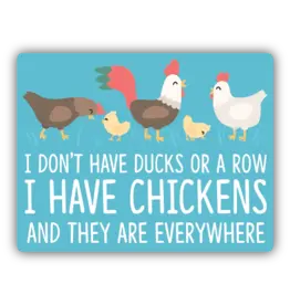 Stickers Northwest I Don't Have Ducks In A Row I Have Chickens Stickers