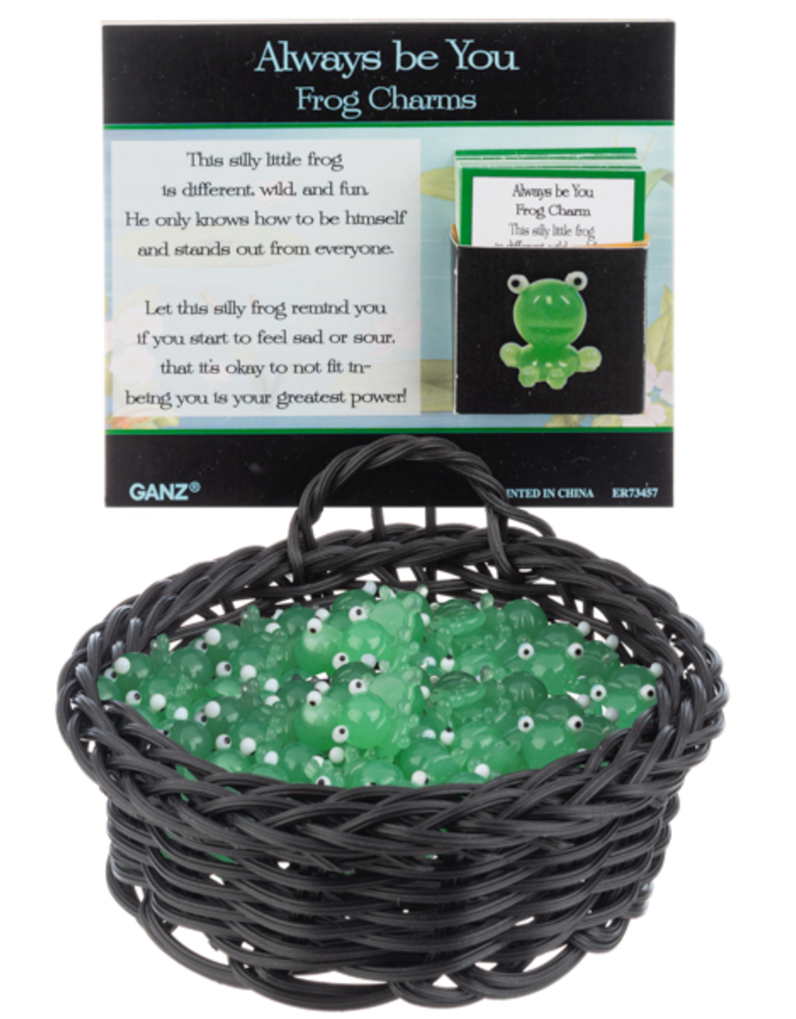 Ganz Always Be You Frog Charm