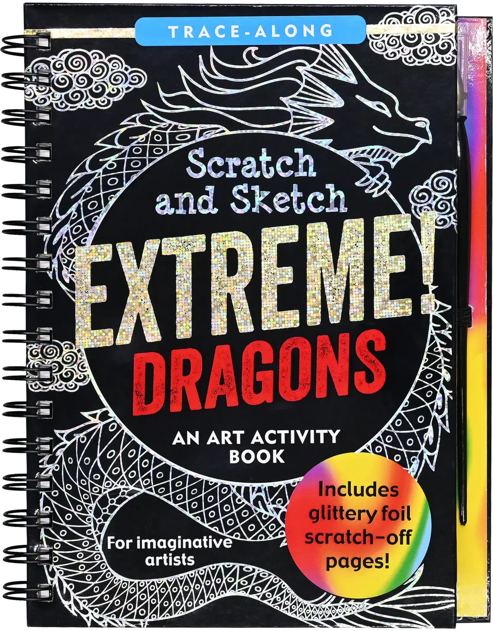 Peter Pauper Press Scratch & Sketch Extreme! Dragons
