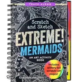 Peter Pauper Press Extreme! Scratch and Sketch Mermaids
