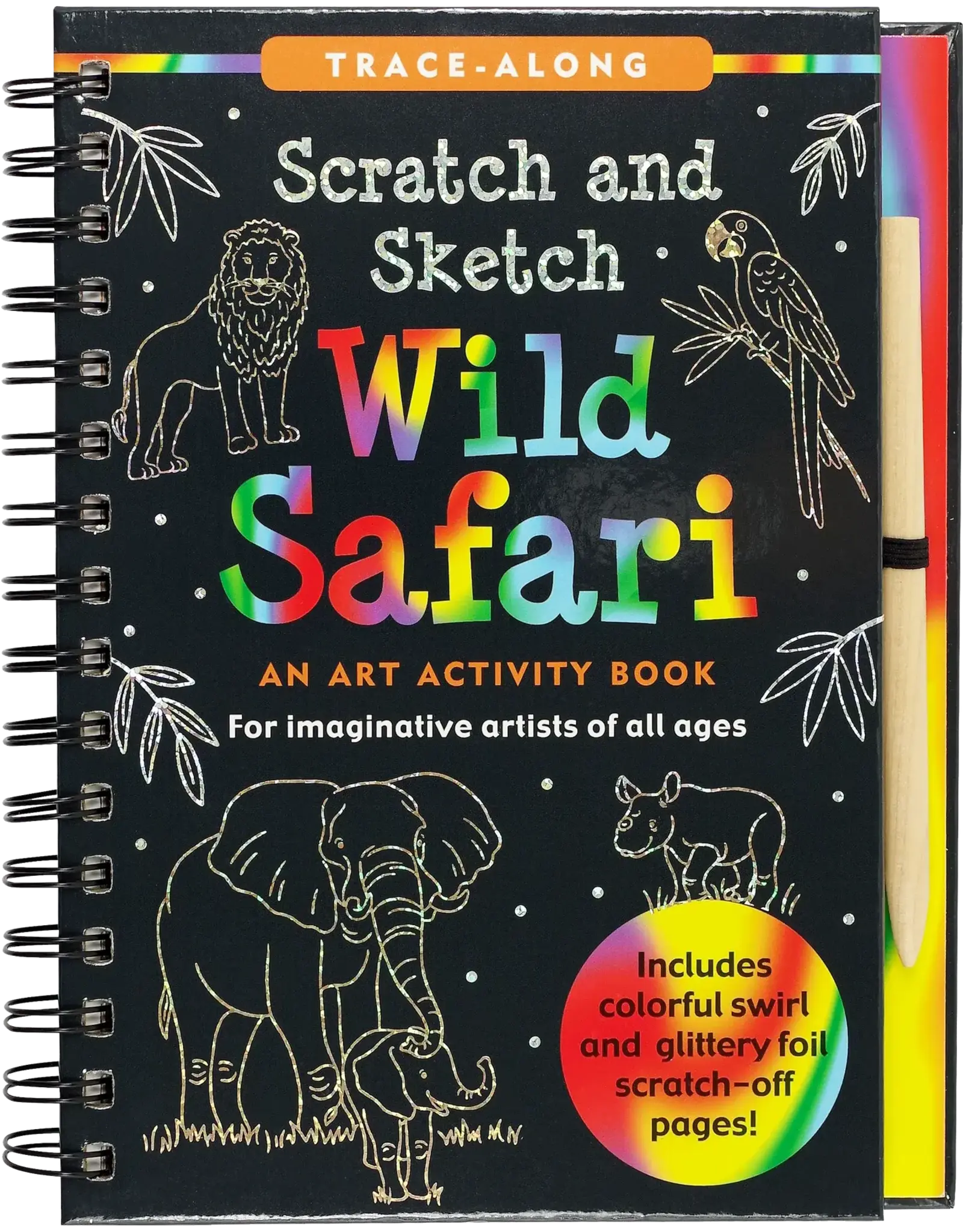 Peter Pauper Press Wild Safari Scratch and Sketch