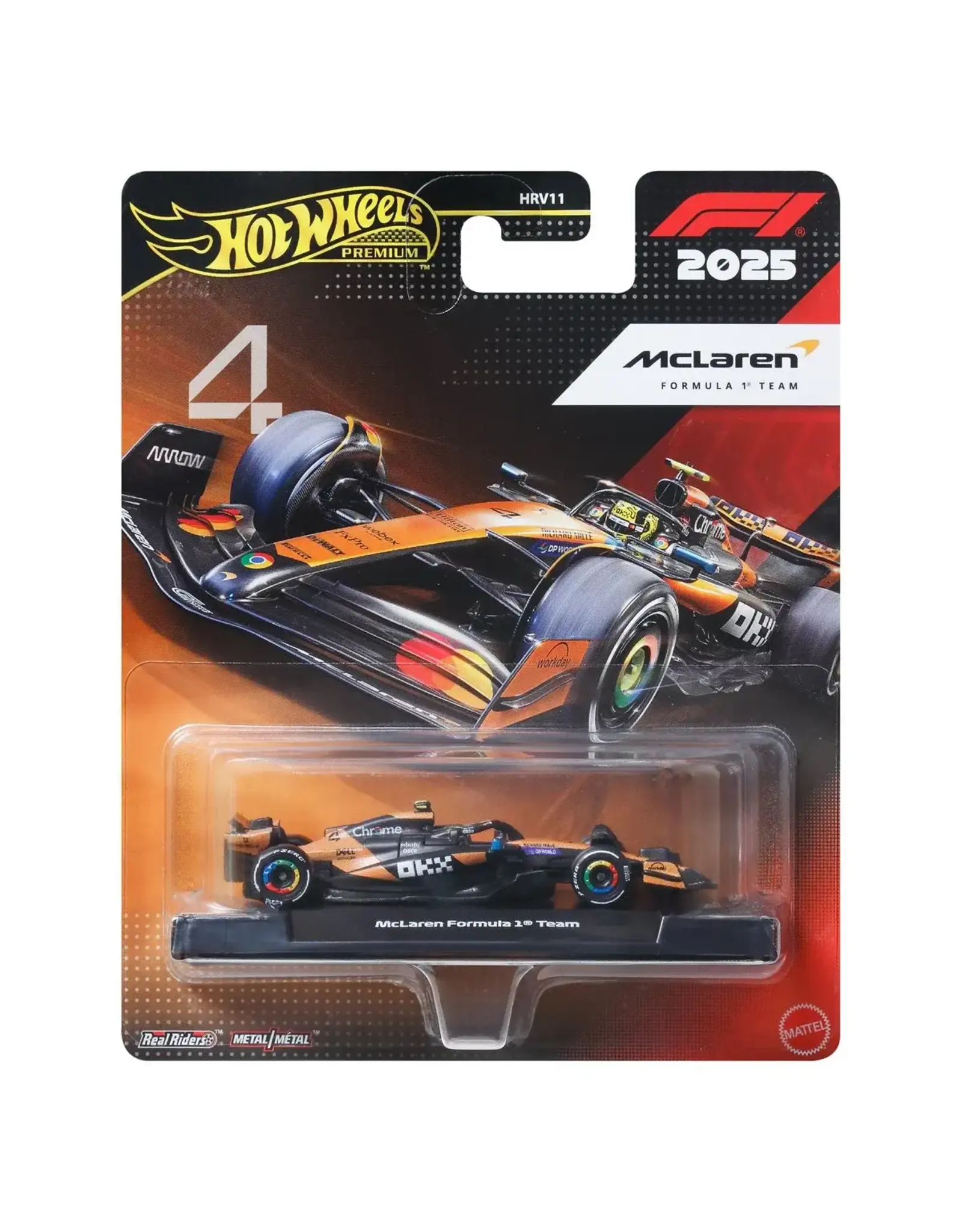 Mattel Hot Wheels Premium - McLaren Formula 1 Team #4