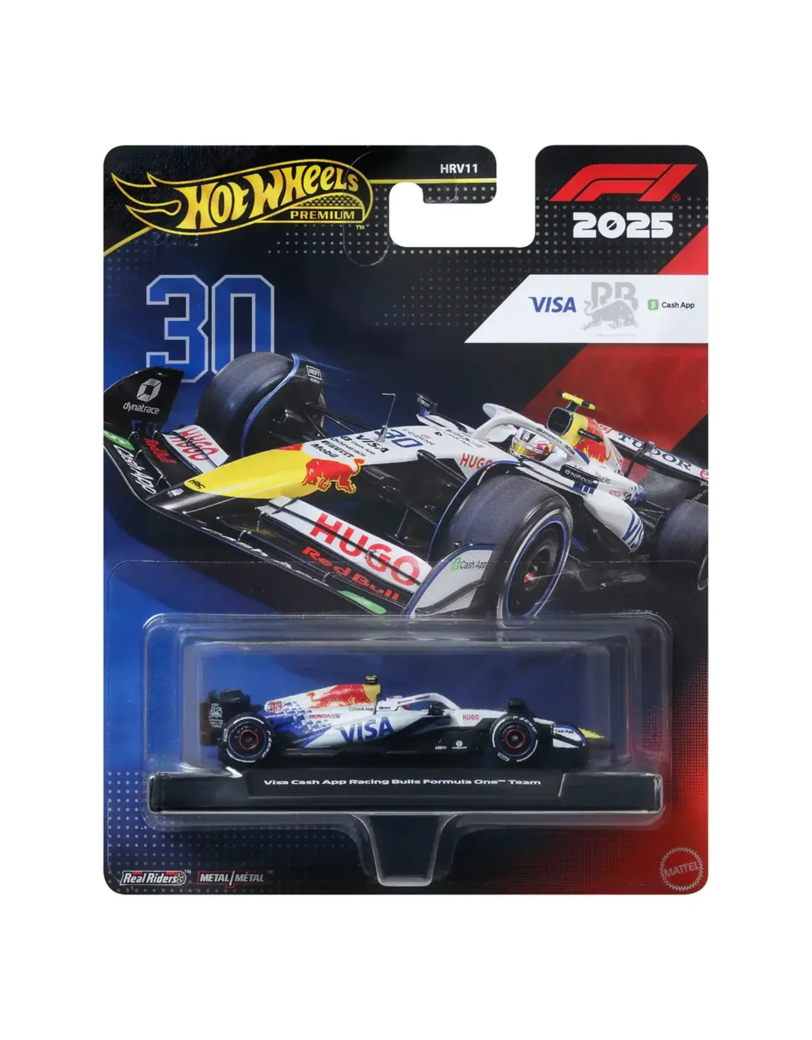 Mattel Hot Wheels Premium - Visa Cash App Racing Bulls Formula 1 Team #30