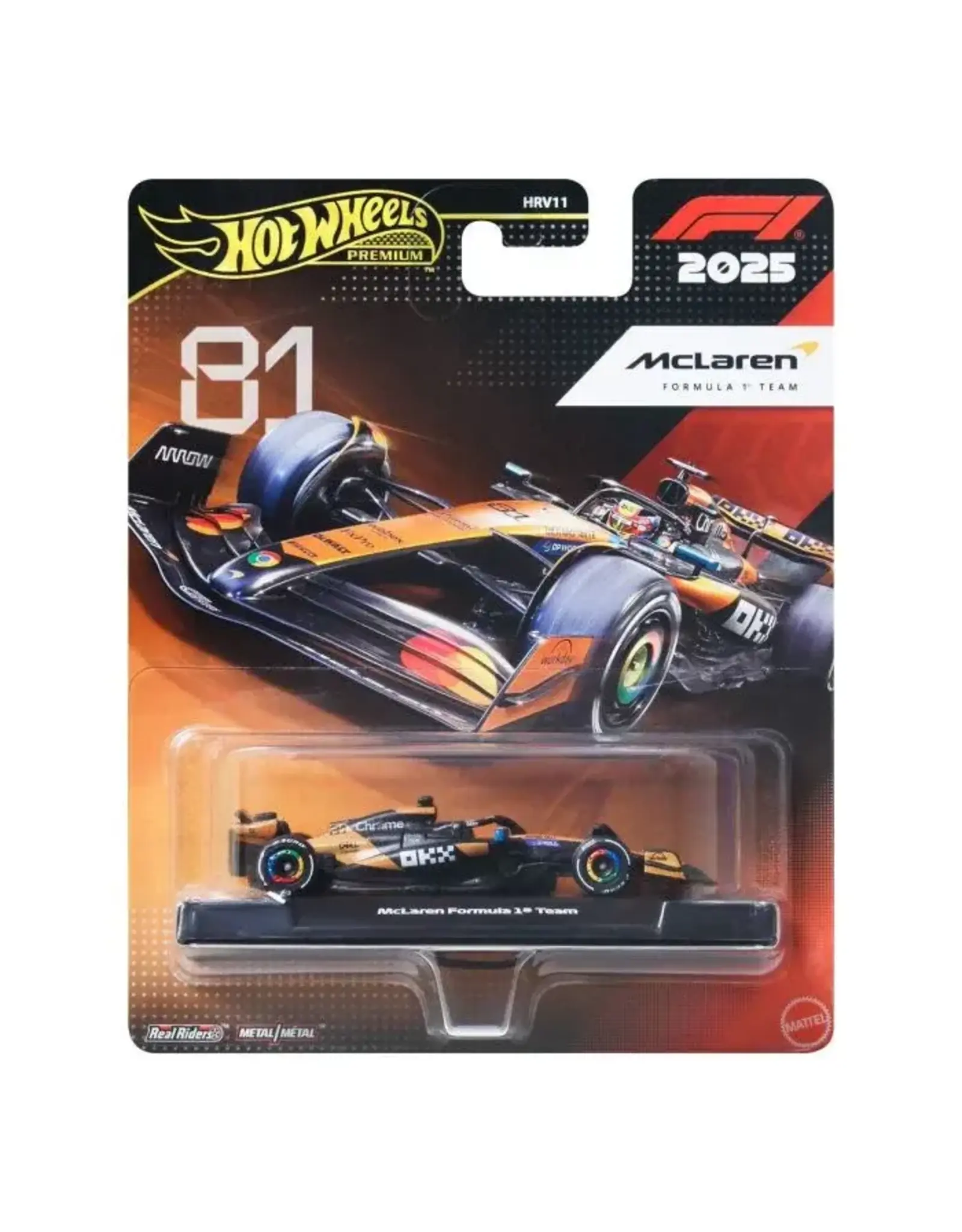 Mattel Hot Wheels Premium - McLaren Formula 1 Team #81