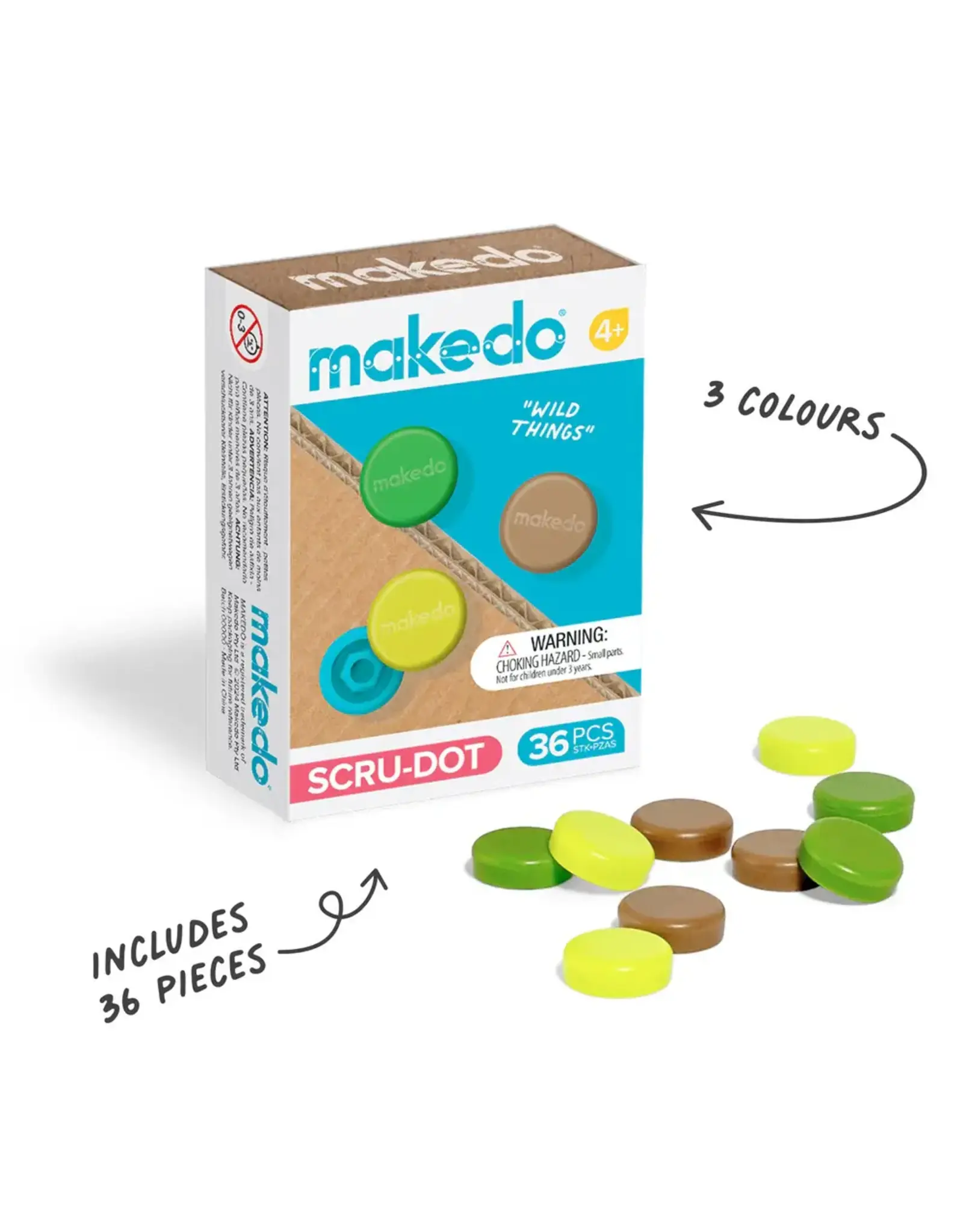 Makedo Makedo Scru-Dot - Wild Things