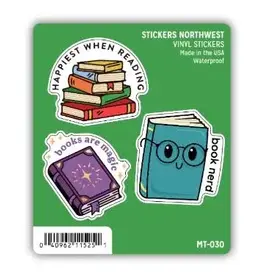 Stickers Northwest Book Lover Mini Sticker Trio