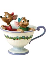 Jim Shore Jaq and Gus in Tea Cup