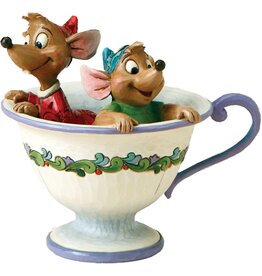 Jim Shore Jaq and Gus in Tea Cup