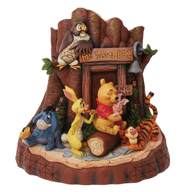 Jim Shore Pooh Carved by Heart