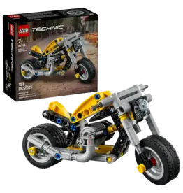 Lego Yellow Motorcycle