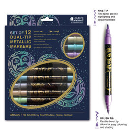 Native Northwest Metallic Felt Markers - Among the Stars