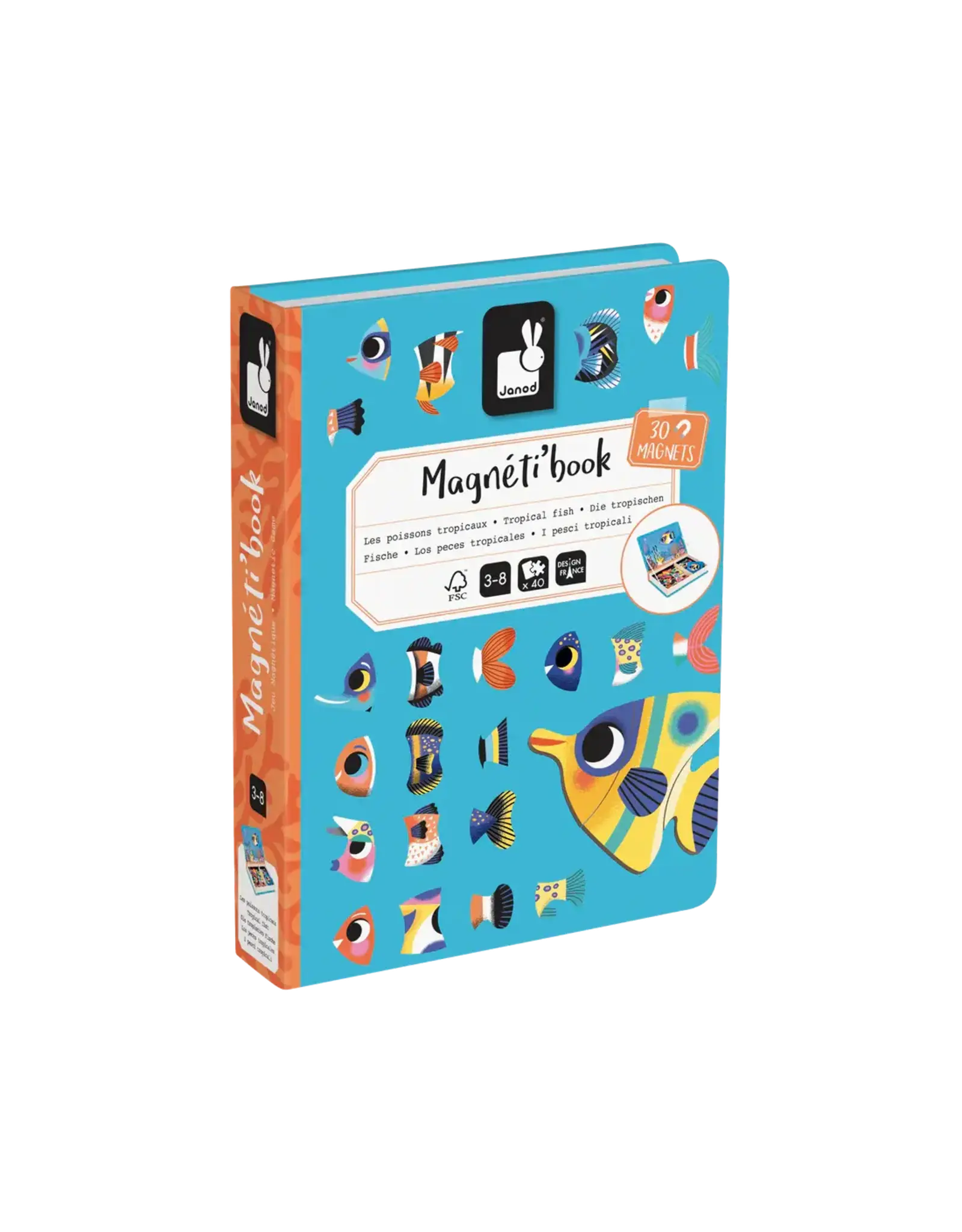 Janod Magnetibook Tropical Fish