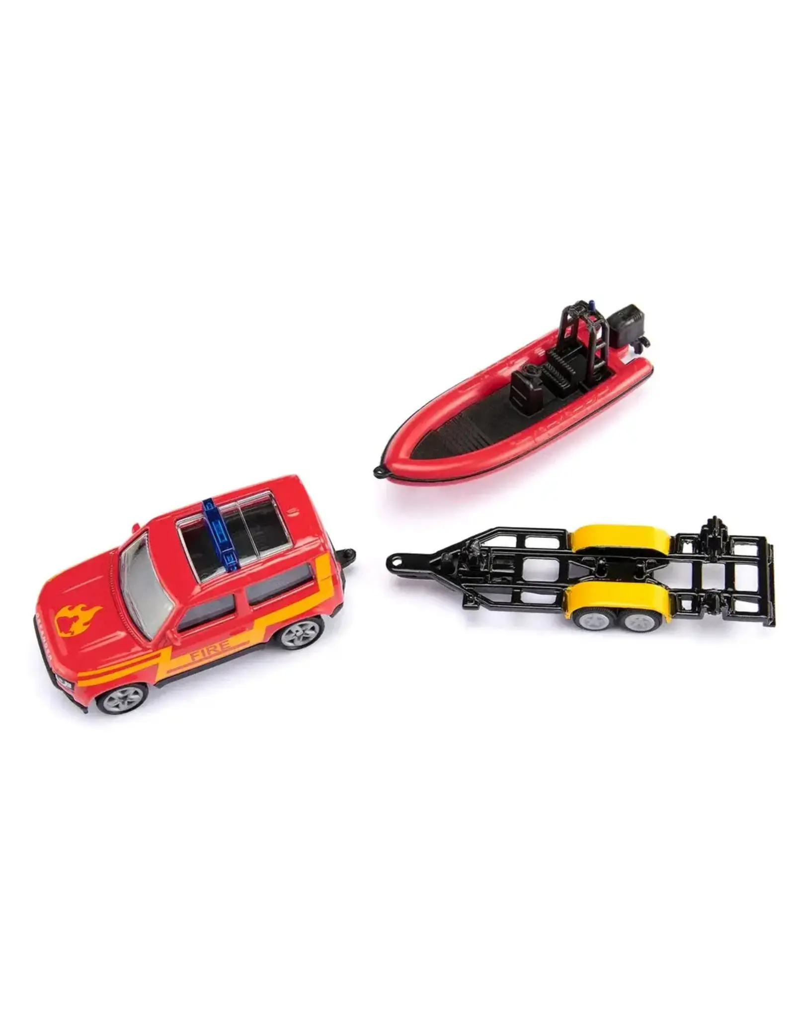 Siku Siku Land Rover Defender with Boat