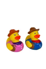 Schylling Rubber Duckies Cowboys Assorted