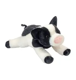 Douglas Ollie Black & White Pig Soft
