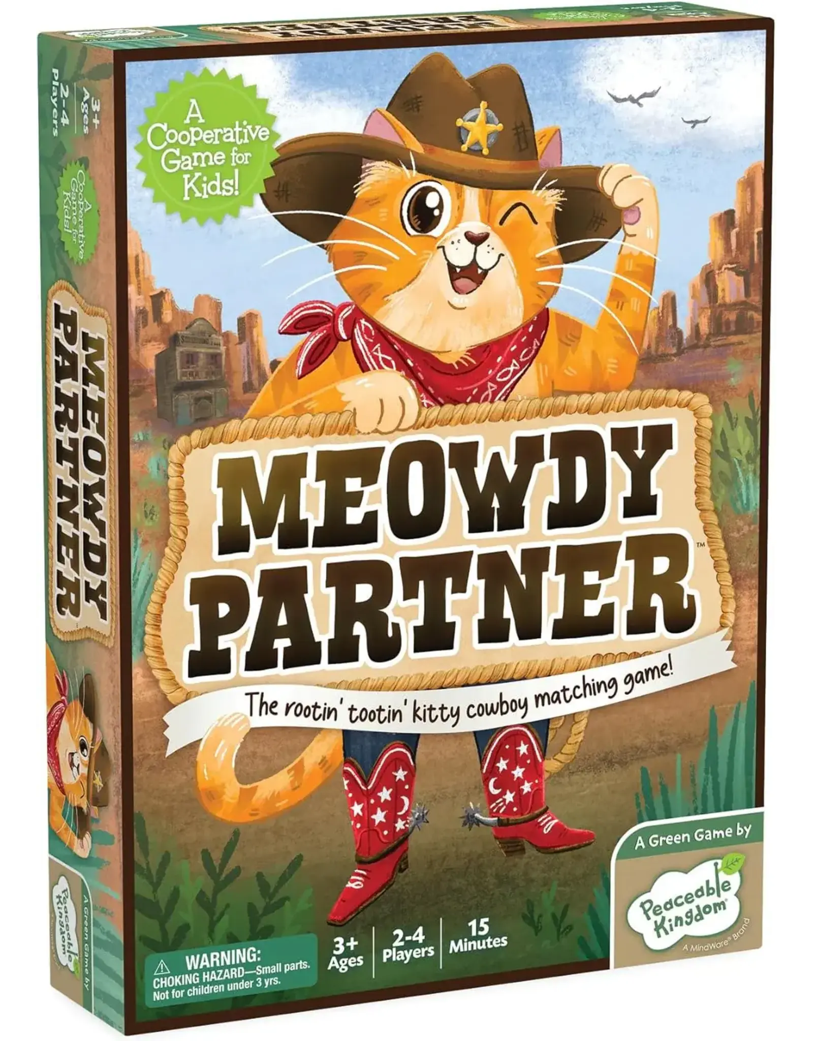 Peaceable Kingdom Meowdy Partner