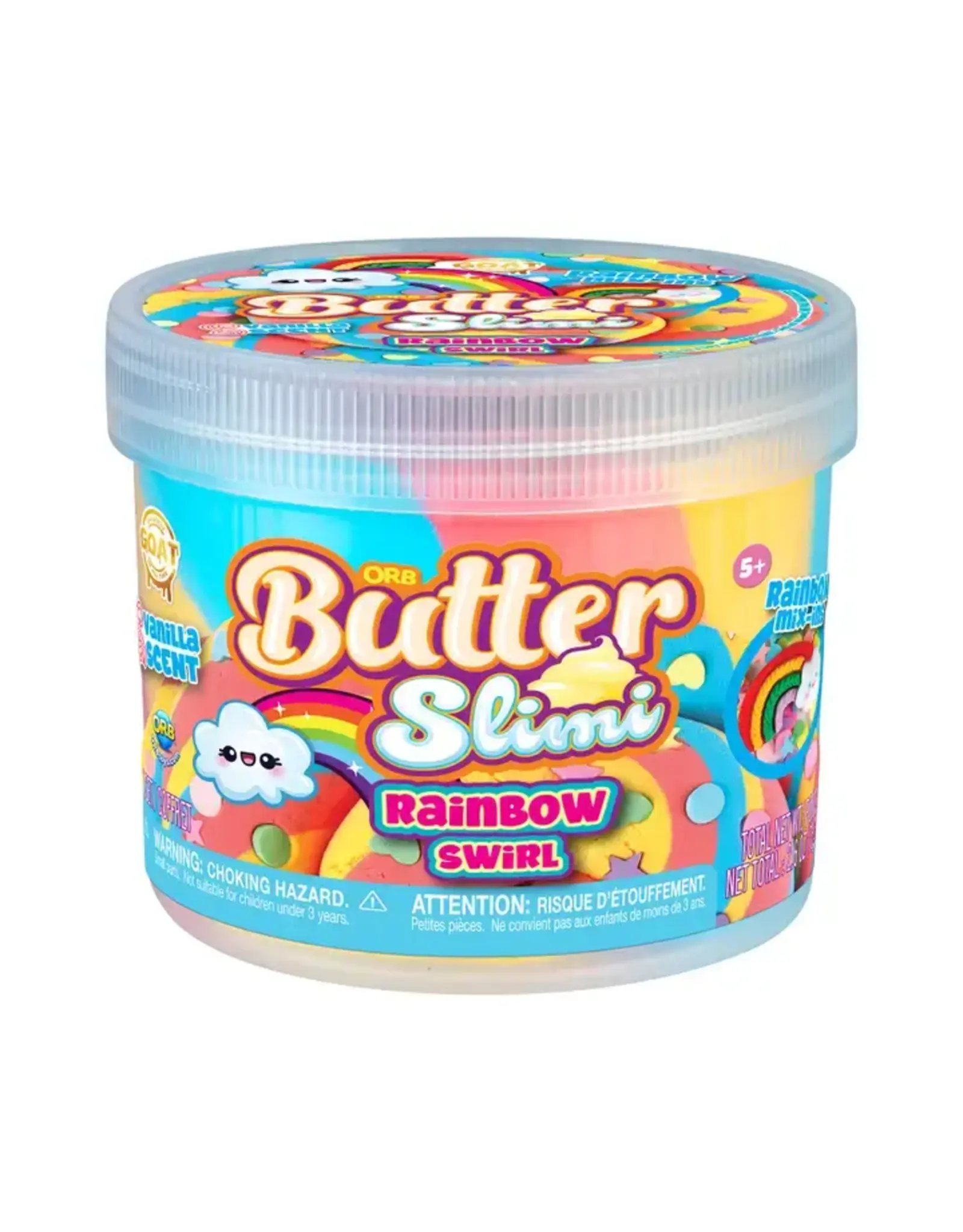 Orb Butter Slimi Rainbow Swirl