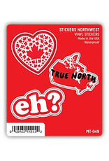 Stickers Northwest Canadian Mini Sticker Trio