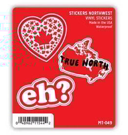 Stickers Northwest Canadian Mini Sticker Trio