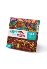 Crocodile Creek Above & Below Dinosaur World 48pc Floor Puzzle