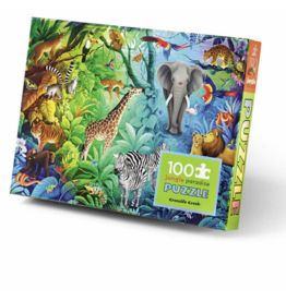 Crocodile Creek Holographic Jungle Paradise 100pc