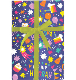Design Design Cosmic Birthday-Hooray Roll Wrap