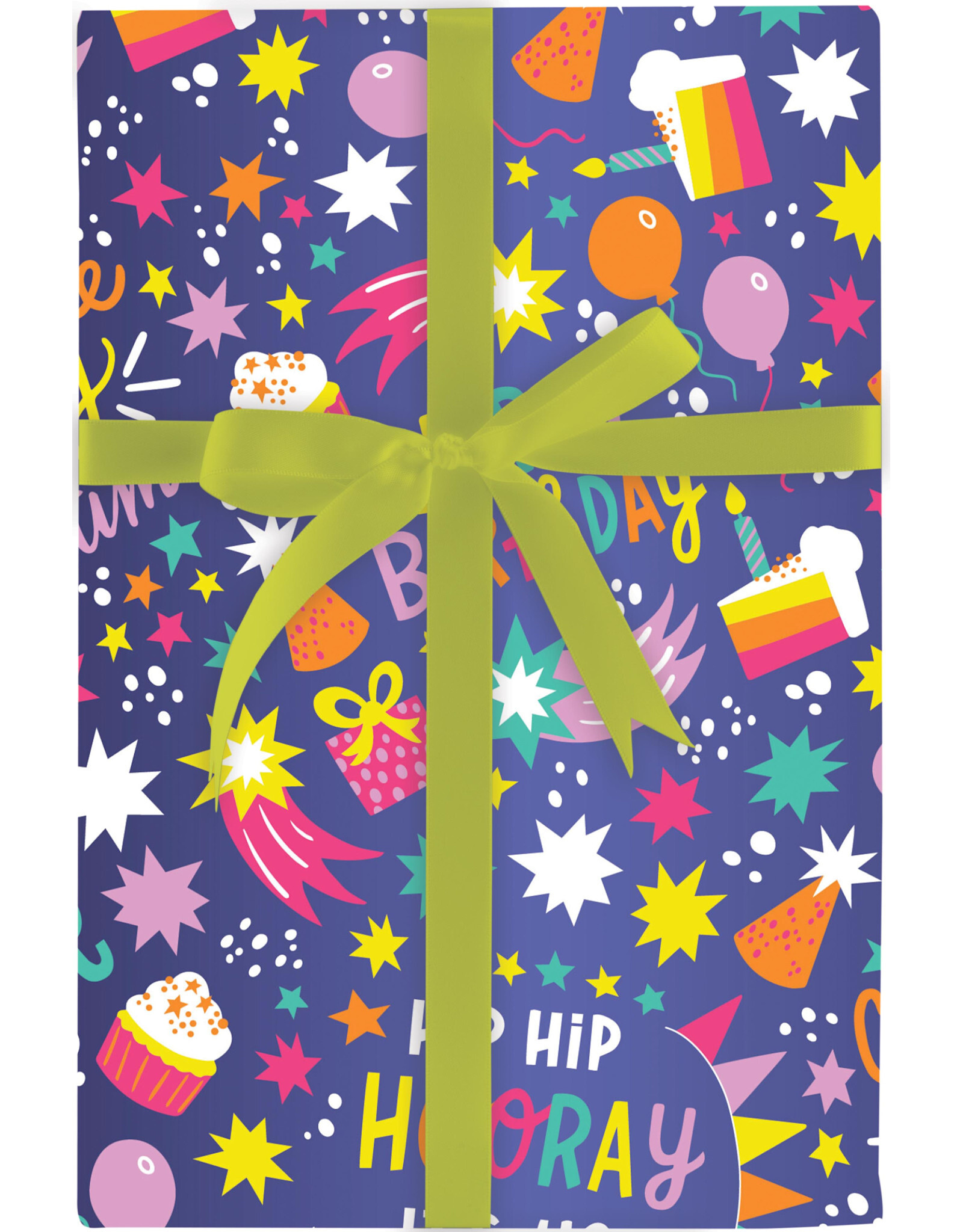 Design Design Cosmic Birthday-Hooray Roll Wrap