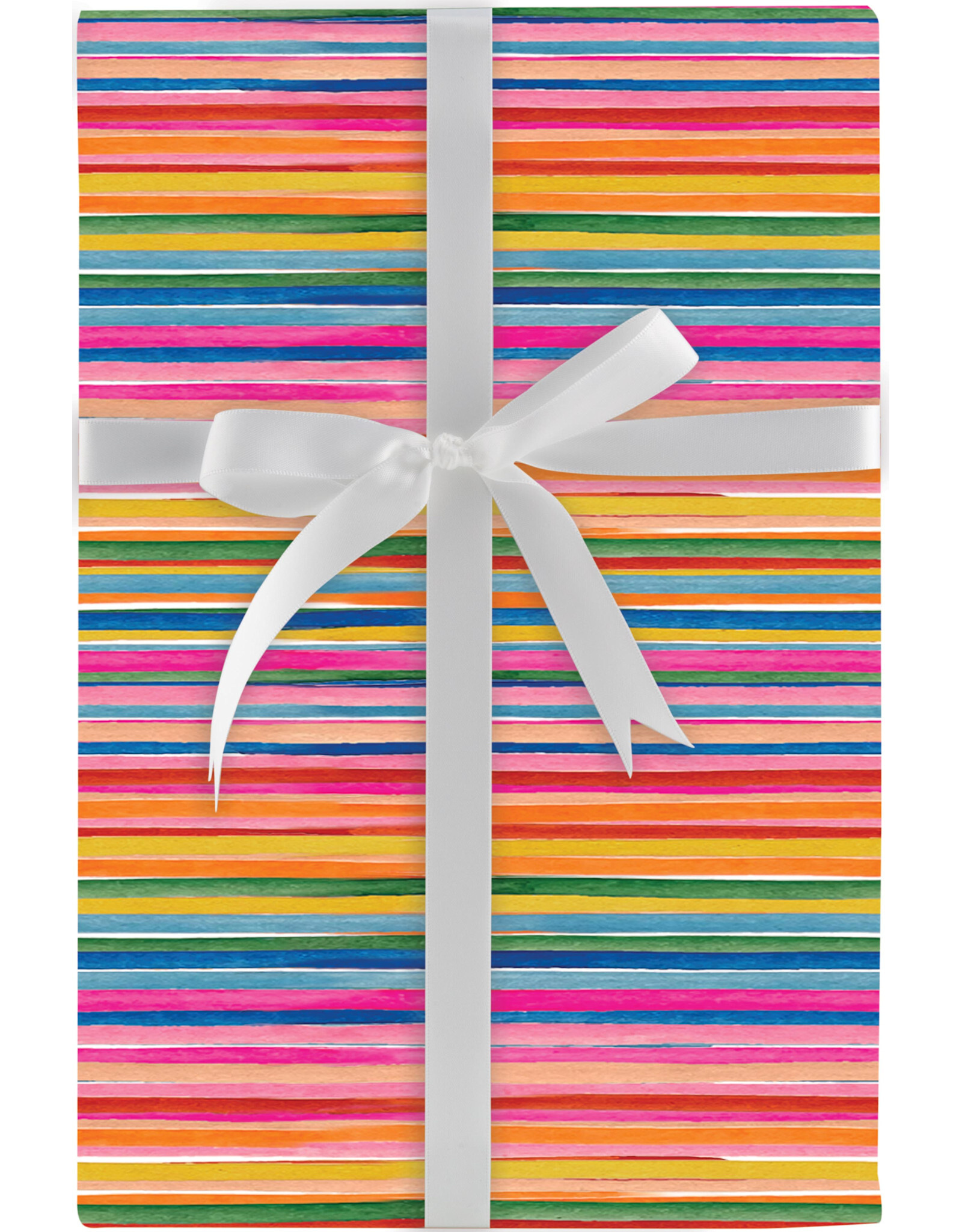 Design Design Birthday Menagerie-Stripe Roll Wrap