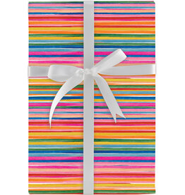 Design Design Birthday Menagerie-Stripe Roll Wrap
