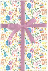 Design Design Happy Day Doodles Roll Wrap