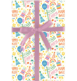 Design Design Happy Day Doodles Roll Wrap