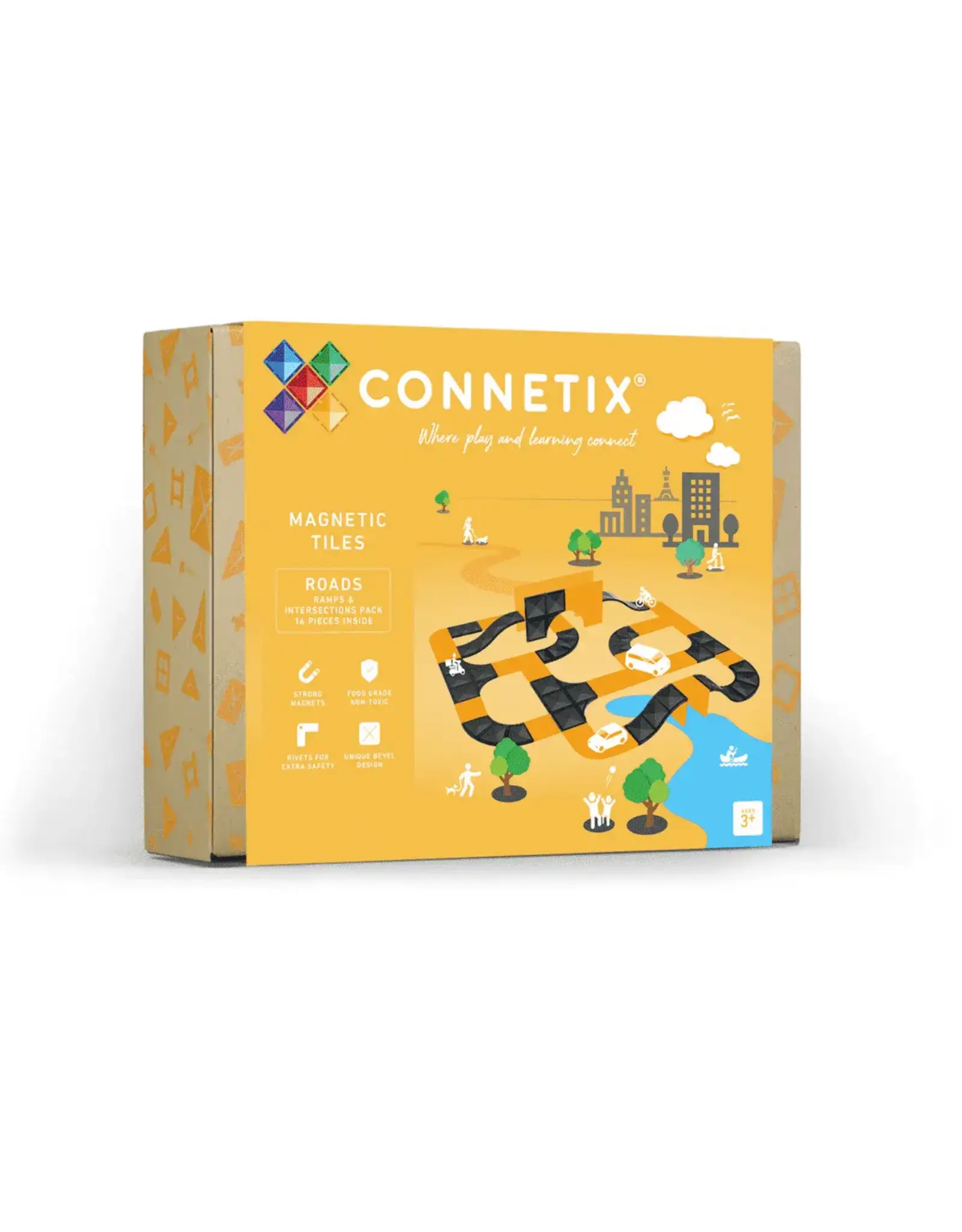 Connetix Connetix Roads, Ramps & Intersections Pack 16pc