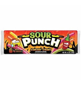 Sour Punch Straws - Scorchin' Hot