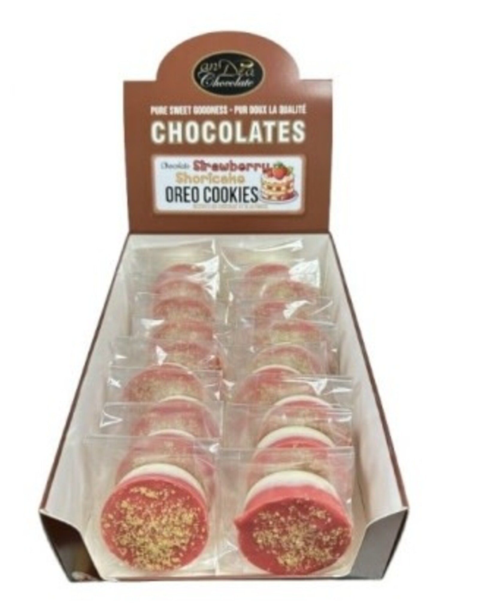anDea Chocolate Golden Oreo Cookie - Strawberry Shortcake