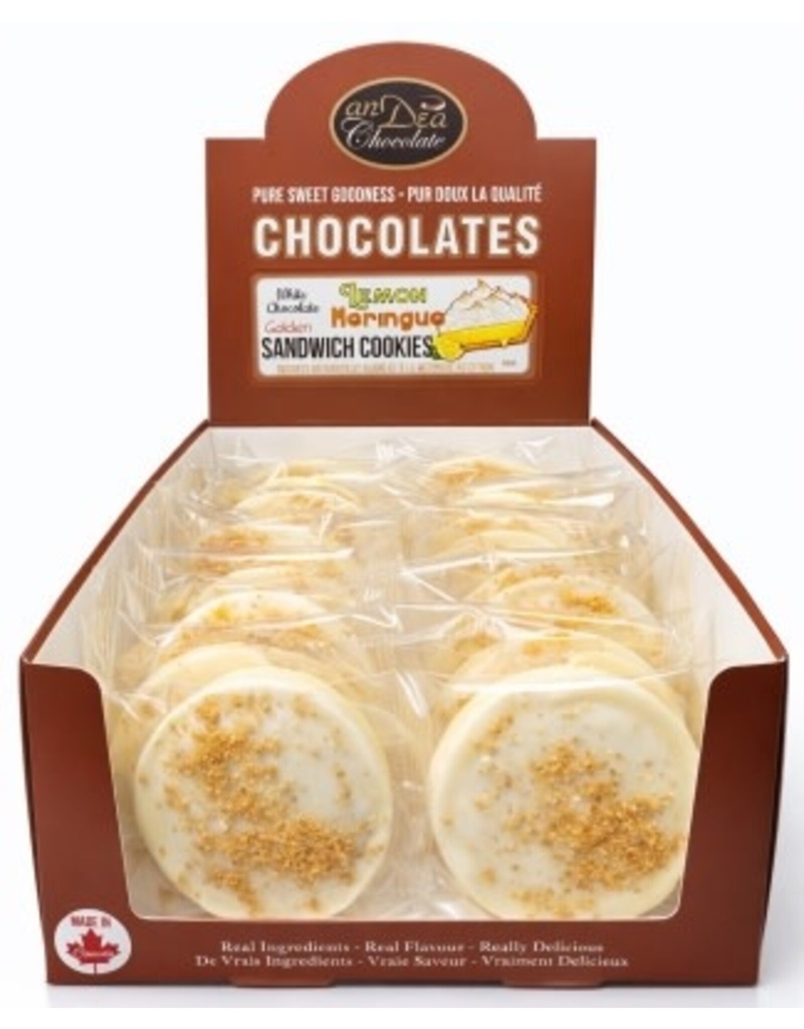 anDea Chocolate Golden Oreo Cookie - Lemon Meringue