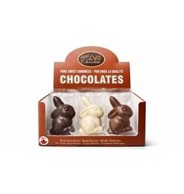 anDea Chocolate Milk, White & Dark Chocolate Baby Bunny Assorted