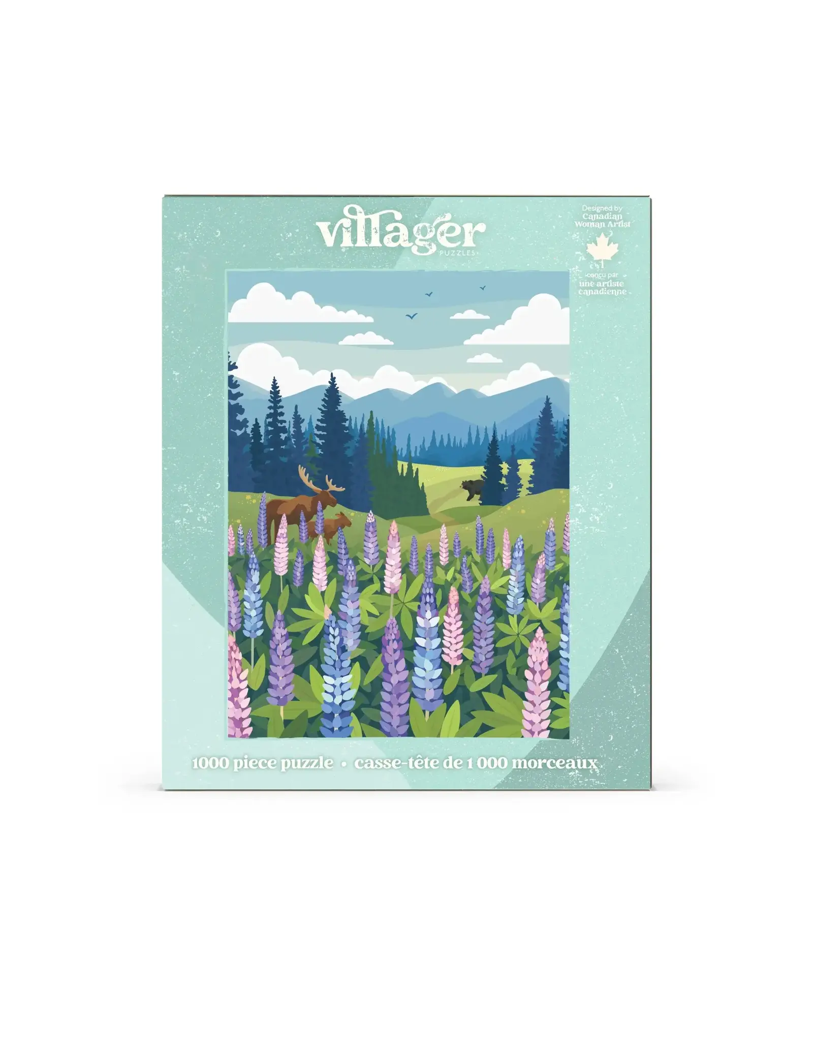 Villager Puzzles Lupines Meadow 1000pc
