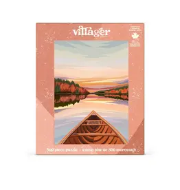 Villager Puzzles Canoeing at Dawn 500pc