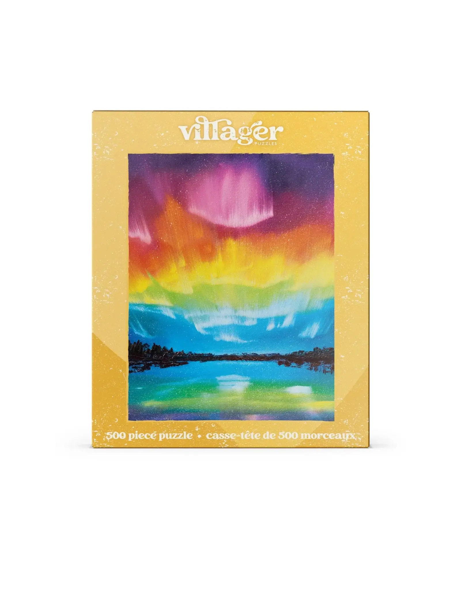 Villager Puzzles Rainbow Northern Lights 500pc
