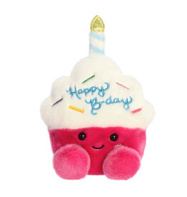 Aurora Palm Pals - 4.5" Sparkle Birthday Cupcake