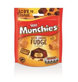 Nestle Munchies Salted Caramel Fudge Pouch 97g (British)