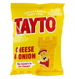 Tayto Cheese & Onion 32.5g (British) CLEARANCE