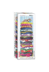 Eurographics Fluffy Kitty on Pillows 1000pc Panoramic