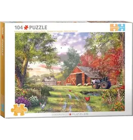 Eurographics Connecting Pieces - Evening at the Barnyard 104pc