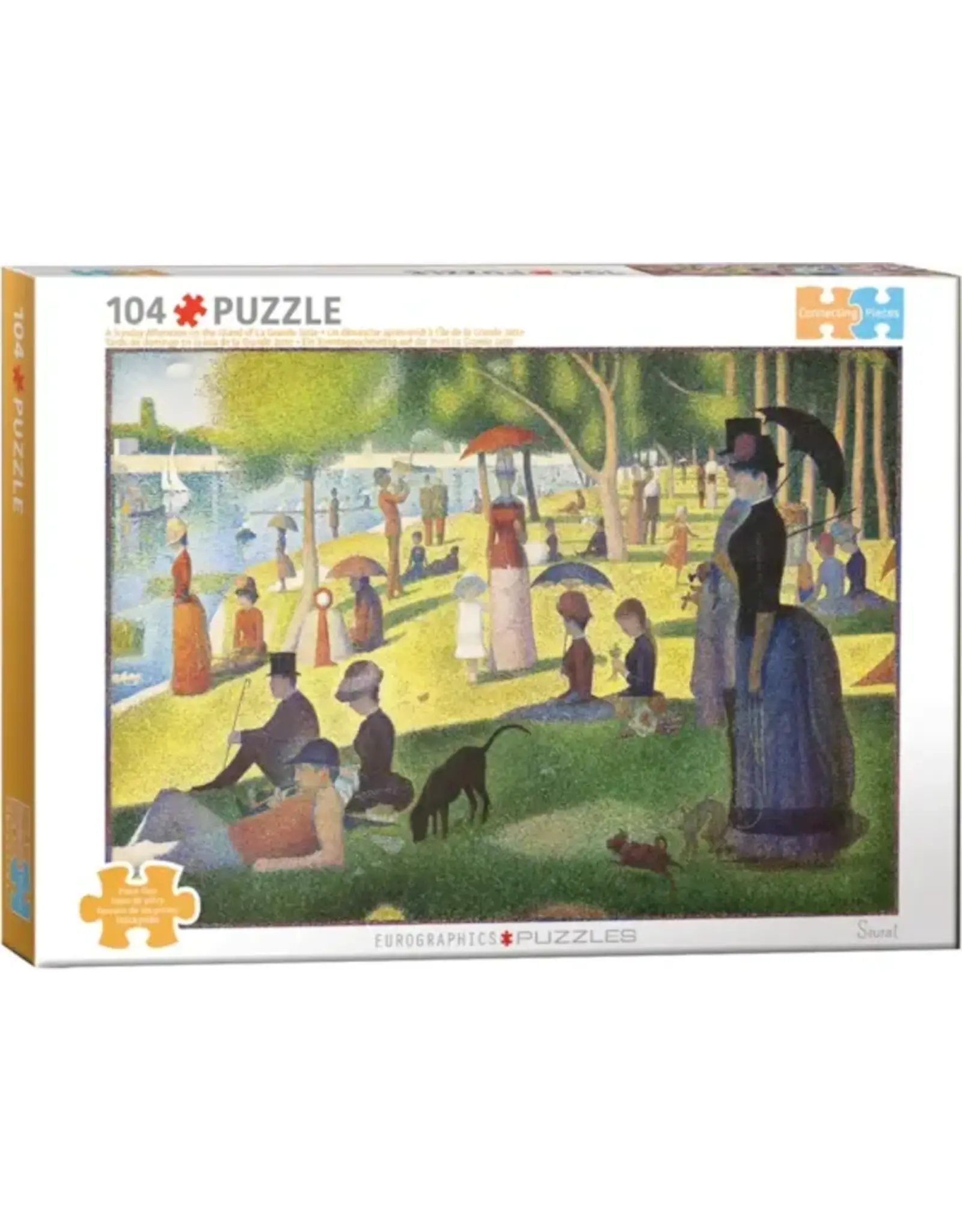 Eurographics Connecting Pieces - A Sunday Afternoon on the Island of La Grande Jatte 104pc