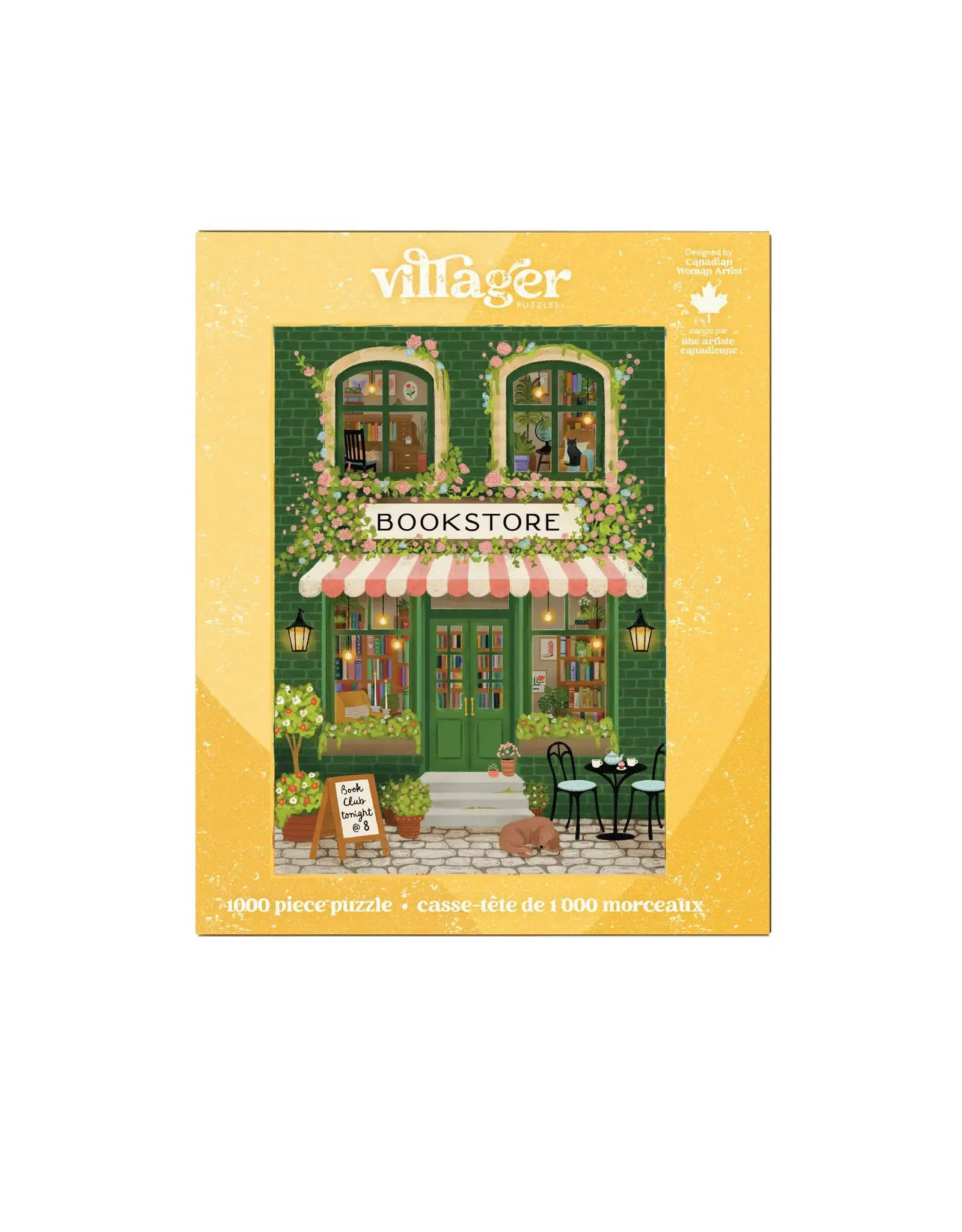 Villager Puzzles Emerald Bookstore 1000pc