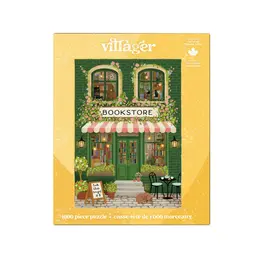 Villager Puzzles Emerald Bookstore 1000pc