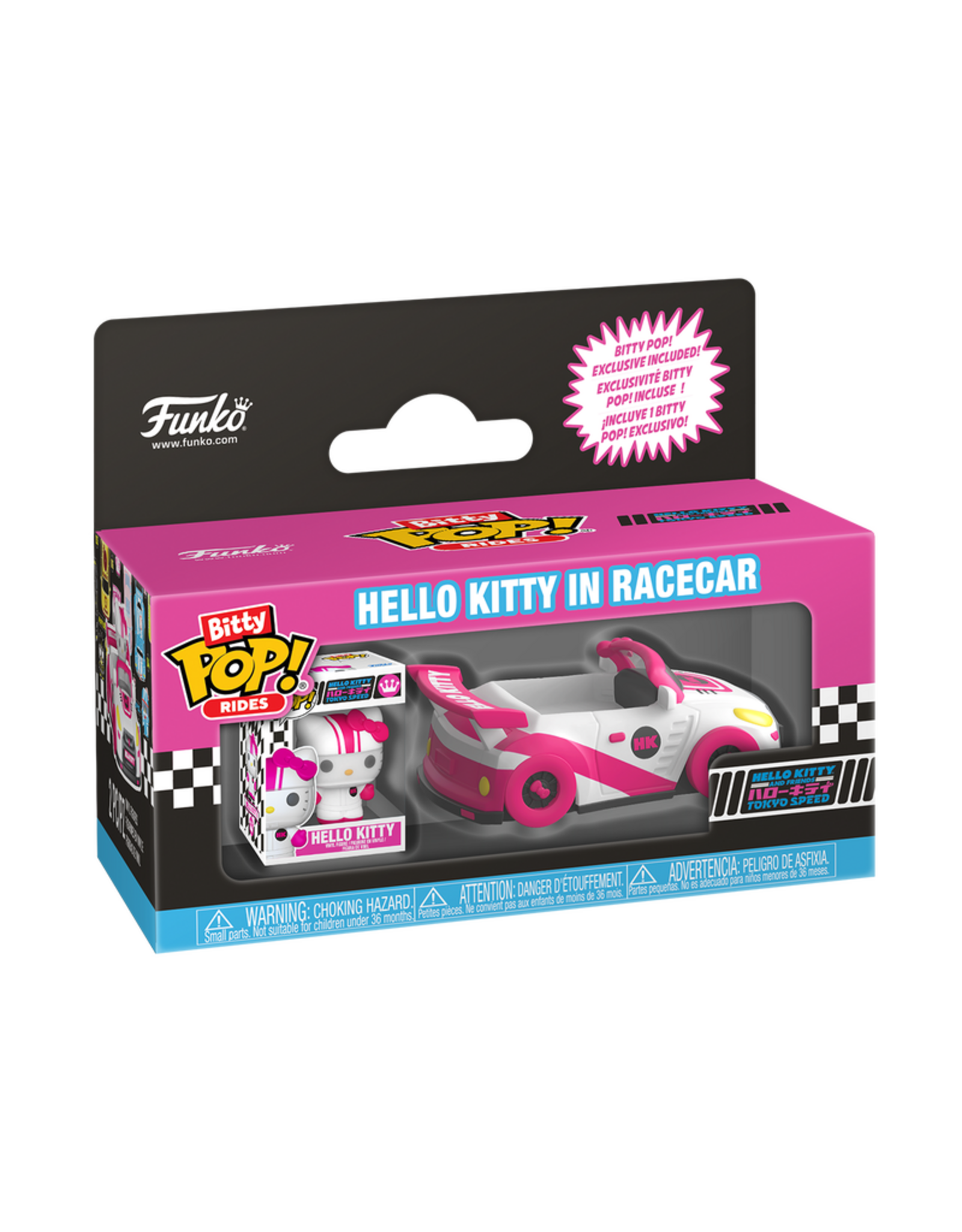 Funko Bitty Pop Ride Hello Kitty Racecar